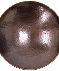 Standing Bird Baths Burnt Copper Colored Metal Bird Bath And Stake By Achla Designs