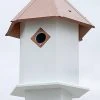 Decorative Houses Sycamore Bird House With Hammered Copper Roof By A Wing And A Prayer 2 Decorative Houses Sycamore Bird House With Hammered Copper Roof By A Wing And A Prayer