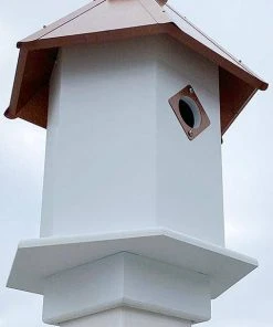 Decorative Houses Sycamore Bird House With Hammered Copper Roof By A Wing And A Prayer