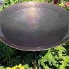 Standing Bird Baths Burnt Copper Colored Metal Bird Bath And Stake By Achla Designs
