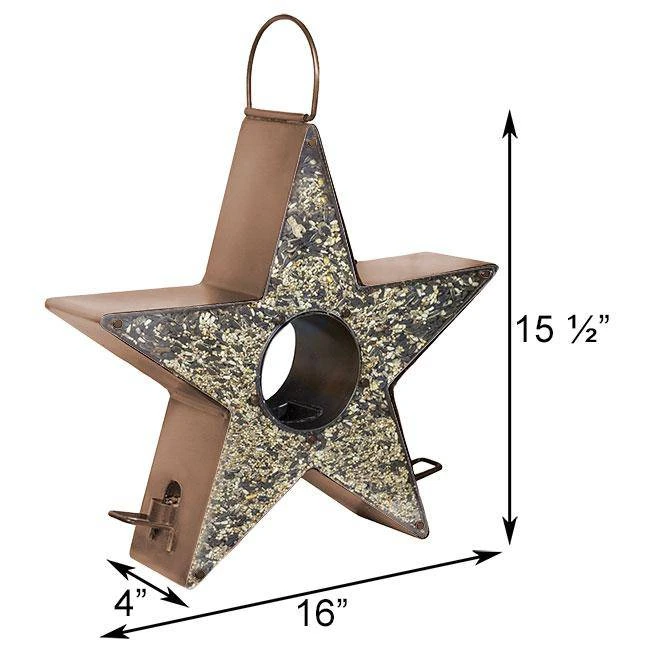 Good Directions Hanging Feeders Star Shaped Fly Through Bird Feeder 4 Good Directions Hanging Feeders Star Shaped Fly Through Bird Feeder