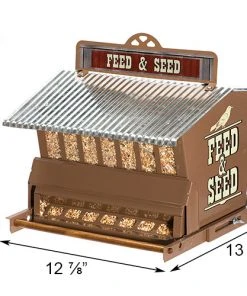 Heritage Farms Absolute Feed & Seed Weight Sensitive Bird Feeder Hanging Feeders