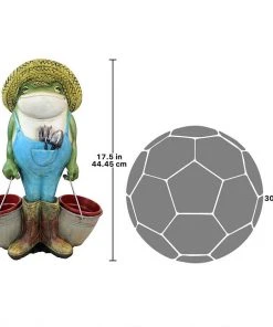Design Toscano Buckets The Garden Frog Statue