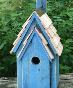 Heartwood Bluebird Manor Bird House, Blue Post / Pole Mounted Houses