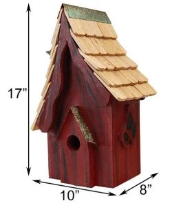 Heartwood Boyds' Bungalow Bird House, Redwood