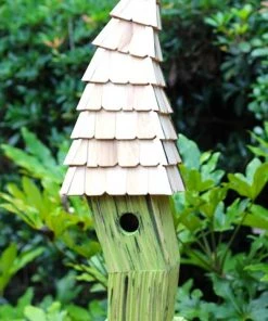 Post / Pole Mounted Houses Heartwood Birdiwampus Bird House, Citrus