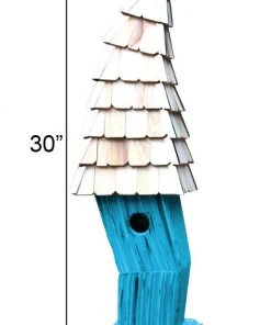 Heartwood Birdiwampus Bird House, Turquoise Post / Pole Mounted Houses