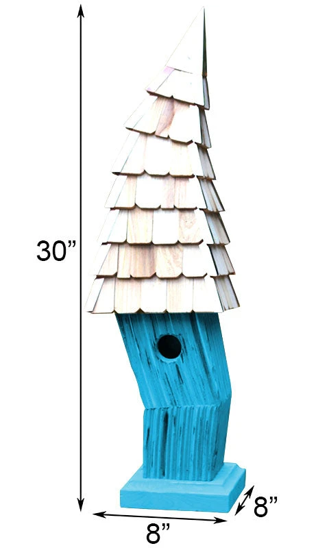Heartwood Birdiwampus Bird House, Turquoise Post / Pole Mounted Houses 4 Heartwood Birdiwampus Bird House, Turquoise Post / Pole Mounted Houses