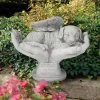 Design Toscano In God's Hands Dog Memorial Statue