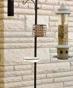 Panacea Products Wild Bird Feeding Station Kit, Black, 7'1"