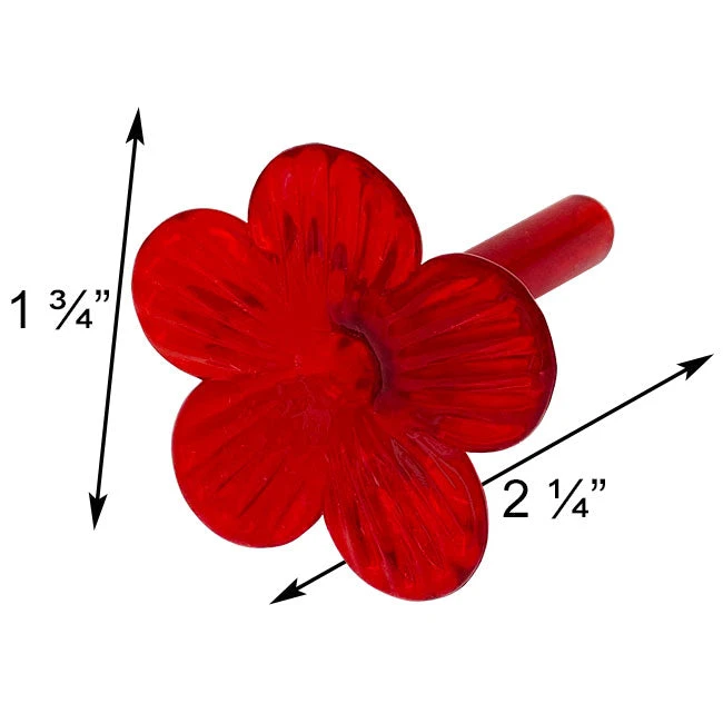 Parasol Shatterproof Flower Feeding Tube Hummingbird Feeders 4 Parasol Shatterproof Flower Feeding Tube Hummingbird Feeders