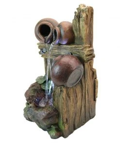 Design Toscano The Cascading Urns Of Ravello Illuminated Garden Fountain Lawn & Garden