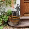 Design Toscano Lawn & Garden Cistern Well Pump Barrel Garden Fountain 2 Design Toscano Lawn & Garden Cistern Well Pump Barrel Garden Fountain