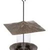Whitehall Products Pinecone French Bronze Colored Tube Bird Feeder Hanging Feeders