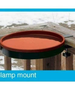 Farm Innovators 3in1 Heated Terra Cotta And Black Bird Bath