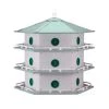 Heath Mfg Post / Pole Mounted Houses Aluminum 18-Room Deluxe Purple Martin House