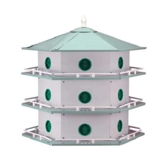 Heath Mfg Post / Pole Mounted Houses Aluminum 18-Room Deluxe Purple Martin House 3 Heath Mfg Post / Pole Mounted Houses Aluminum 18-Room Deluxe Purple Martin House