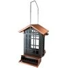 Woodlink Audubon Copper Colored Top Chateau Squirrel Resistant Bird Feeder Hanging Feeders