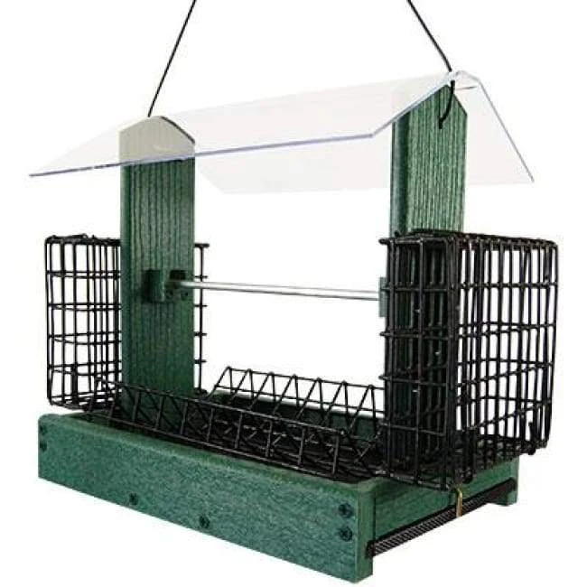 Woodlink Audubon Going Green 5-in-1 Green Bird Feeder 3 Woodlink Audubon Going Green 5-in-1 Green Bird Feeder