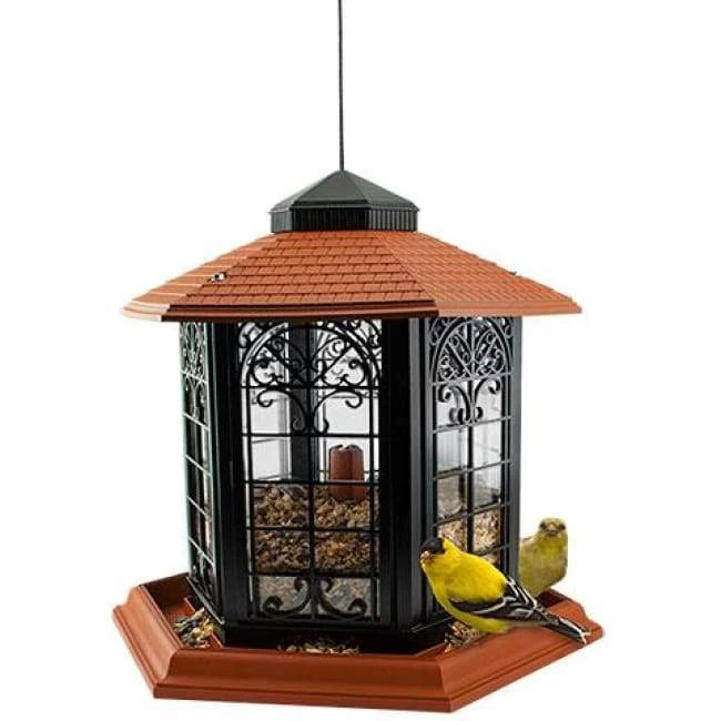 Woodlink Audubon Rustica Italia Gazebo Bird Feeder Decorative Feeders 3 Woodlink Audubon Rustica Italia Gazebo Bird Feeder Decorative Feeders