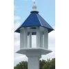 A Wing And A Prayer Decorative Feeders Azalea Bird Feeder With Cobalt Blue Roof