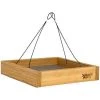 Nature's Way Bamboo Tray Bird Feeder Hanging Feeders