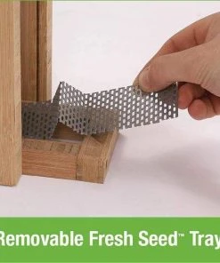 Nature's Way Hanging Feeders Bamboo Vertical Wave Hopper Bird Feeder