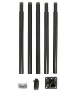 Heritage Farms Birding Pole Kit, Black, 6' X 1" O.D.