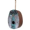 Songbird Essentials Blue Owl Bird House Decorative Houses