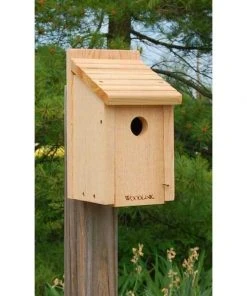 Woodlink Post / Pole Mounted Houses Bluebird Houses - 4 Pack