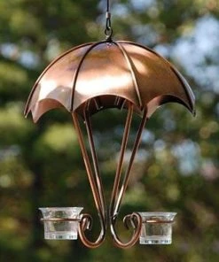 Woodlink Hanging Feeders Brushed Copper Oriole Feeder