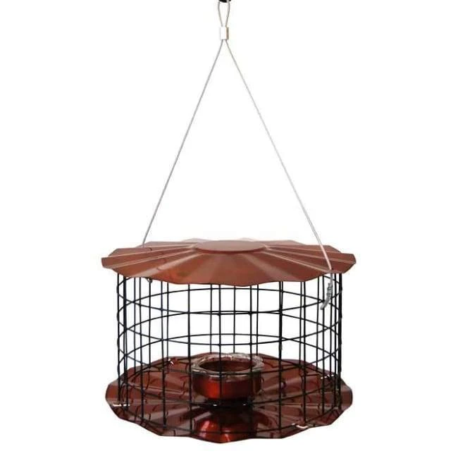 Erva Tool & Die Caged Copper Colored Bluebird Feeder 3 Erva Tool & Die Caged Copper Colored Bluebird Feeder