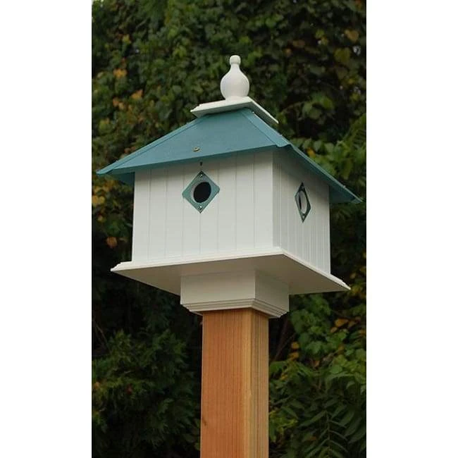 A Wing And A Prayer Carriage Bird House With Verdigris Roof 3 A Wing And A Prayer Carriage Bird House With Verdigris Roof