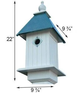 A Wing And A Prayer Decorative Houses Cathedral Bird House With Verdigris Roof