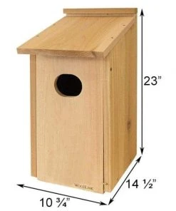 Woodlink Cedar Duck House Post / Pole Mounted Houses