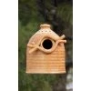 Anthony Stoneware Hanging Houses Ceramic Butternut Medium Bird House