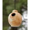 Anthony Stoneware Hanging Feeders Ceramic Butternut Small Bird Feeder