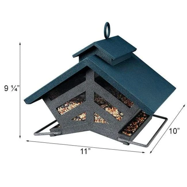 Heritage Farms Hanging Feeders Chalet Deluxe Double Sided Bird Feeder 4 Heritage Farms Hanging Feeders Chalet Deluxe Double Sided Bird Feeder