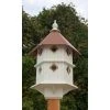 A Wing And A Prayer Chateau Bird House With Hammered Copper Colored Metal Roof Decorative Houses