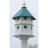 A Wing And A Prayer Chateau Bird House With Verdigris Roof 2 A Wing And A Prayer Chateau Bird House With Verdigris Roof