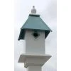 A Wing And A Prayer Decorative Houses Classic Bluebird House With Verdigris Roof