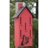 BestNest Butterflies Classic Butterfly House With Perches, Red