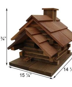 Bird In Hand Conestoga Log Cabin Bird House