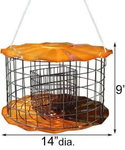 Erva Tool & Die Copper Caged Double Suet Feeder