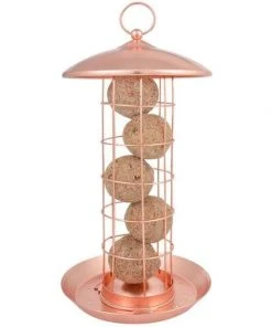 Esschert Design Copper Colored Suet Ball Feeder