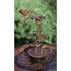 Ancient Graffiti Deck Mounted Bird Baths Copper Hummingbird Dripper Fountain