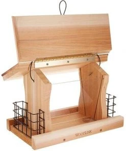 Woodlink Coppertop Deluxe Seed & Suet Bird Feeder Hanging Feeders