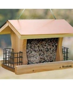 Woodlink Coppertop Deluxe Seed & Suet Bird Feeder Hanging Feeders