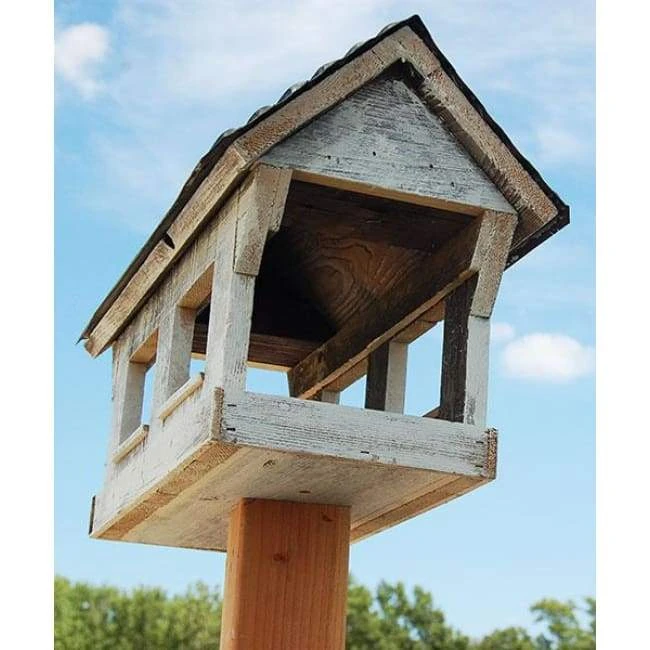 Bird In Hand Post / Pole Mounted Feeders Covered Bridge Bird Feeder 5 Bird In Hand Post / Pole Mounted Feeders Covered Bridge Bird Feeder