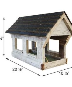Bird In Hand Post / Pole Mounted Feeders Covered Bridge Bird Feeder 7 Bird In Hand Post / Pole Mounted Feeders Covered Bridge Bird Feeder